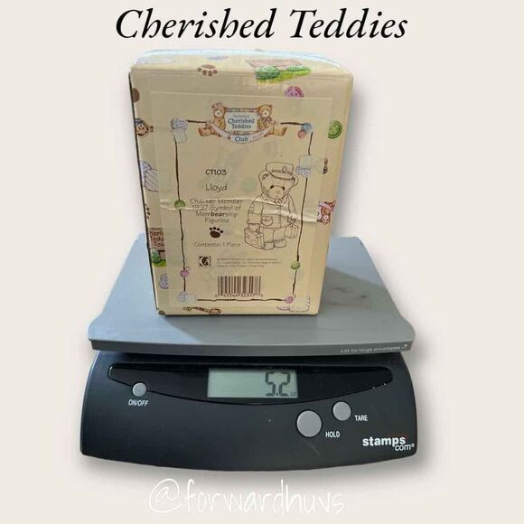 Enesco Cherished Teddies "Lloyd" Charter Member 1997 Membearship Figurine - Picture 7 of 8